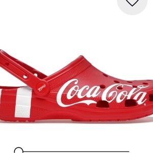 CROCS Kids Red and White Clogs
